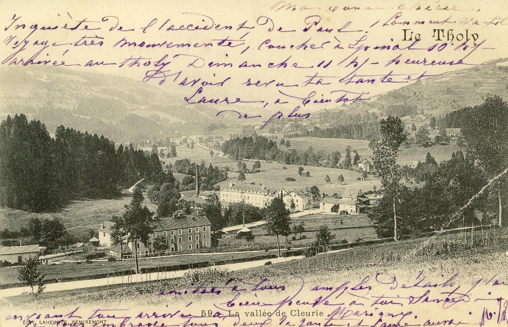 Le Tholy. - La vallée de Cleurie.JPG
